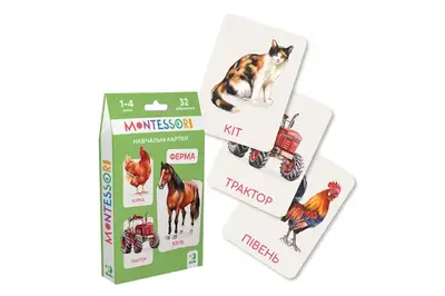 Навчальна гра 301233 "Монтесорі. Ферма" DoDo купити