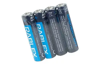 Ббатарейки RableX сольва R 03шрінка 4шт.уп. (15шт.уп) купити