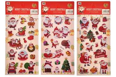 Наліпки LRU (RS-0414) Новий рік 10x18см Malevaro купити