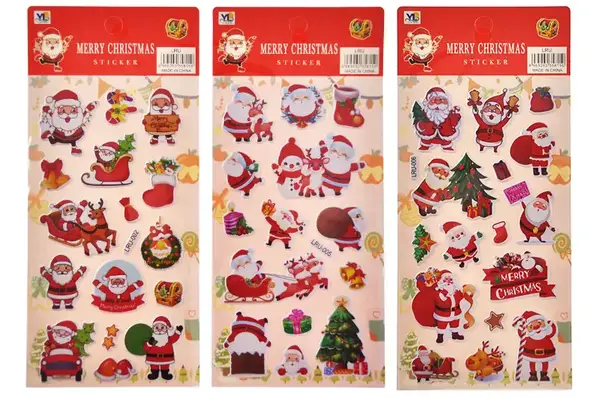 Наліпки LRU (RS-0414) Новий рік 10x18см Malevaro купити