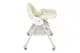 Стільчик для годування Kidoro One (ST-6540) Beige, з екошкіри на колесах, у коробці р.52x25x43 см купити