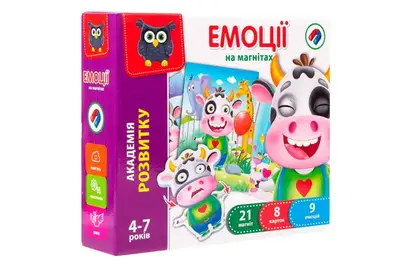 Магнітна гра "Академія розвитку. Емоції" VT5422-05 VladiToys купити