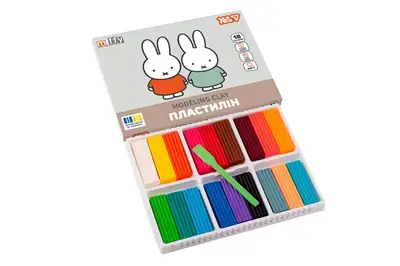 Пластилін 540721 18 кол., 360г "Miffy" Yes купити