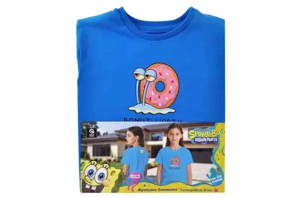 Футболка бавовняна QB-SB-001-14-110-116 SpongeBob Kids 110-116 qbee купити недорого в Україні, фото 6