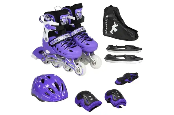 Ролики ковзани 2в1 Ice S (31-34) Maraton купити недорого в Україні, фото 5