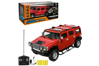 Машина на радіокеруванні PM1401RED "POWERMOTORS",1:14 HUMMER H2,червоний колір, акумулятор,у коробці р.49x23x23см. Машина на радіокеруванні PM1401RED "POWERMOTORS",1:14 HUMMER H2,червоний колір, акумулятор,у коробці р.49x23x23см. купити
