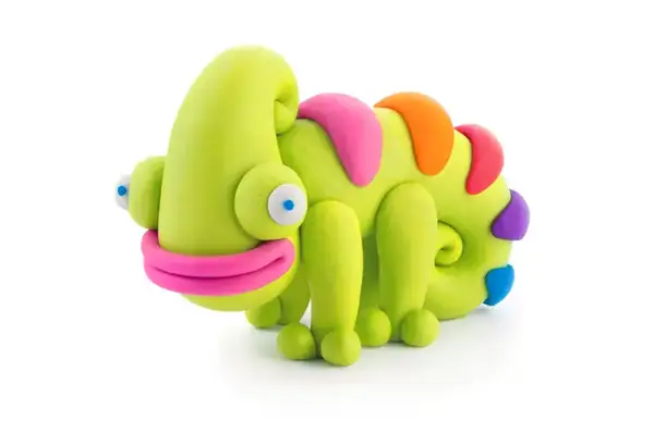 Набір пластиліну, що самостійно твердіє, ЛІПАКА - ЕКЗОТИЧНІ ТВАРИНИ: ХАМЕЛЕОН 30123-UA01 купити недорого в Україні, фото 4