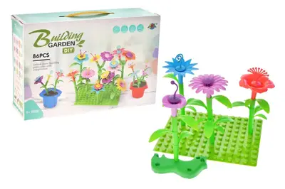 Конструктор 157 "Квіти" 86 дет р.31,4x9,3x21см YG Toys купити