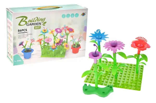 Конструктор 157 "Квіти" 86 дет р.31,4x9,3x21см YG Toys купити