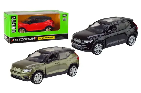 Машина металева "Автопром" 68411 1:32 Volvo XC40, на батарейках, світло, звук, відкриваються двері, в коробці . 18*9*8 см купити