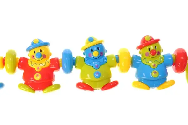 Брязкальце на візок C901-1 "Клоуни" в кульку р.41x6,5x2 см YG Toys купити недорого в Україні, фото 3