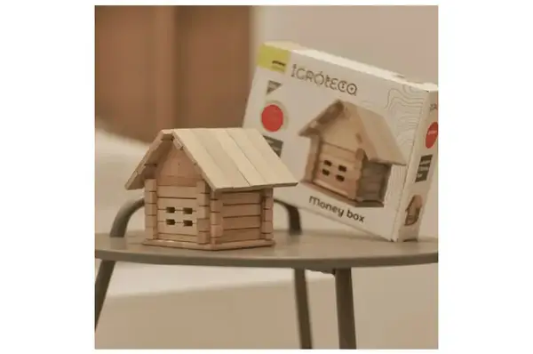 Дерев'яний конструктор "Скарбничка" 900293 37 елементів IGROTECO купити недорого в Україні, фото 2