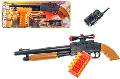 Рушниця "Вангард" з поролоновими патронами, з набором, на блістері 922 GoldenGun купити