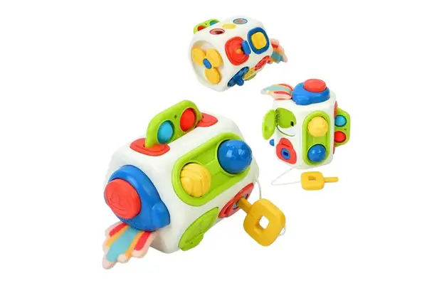 Брязкальце HLX219A "Бізікуб" в коробці р.12,5x10x11 см YG Toys купити