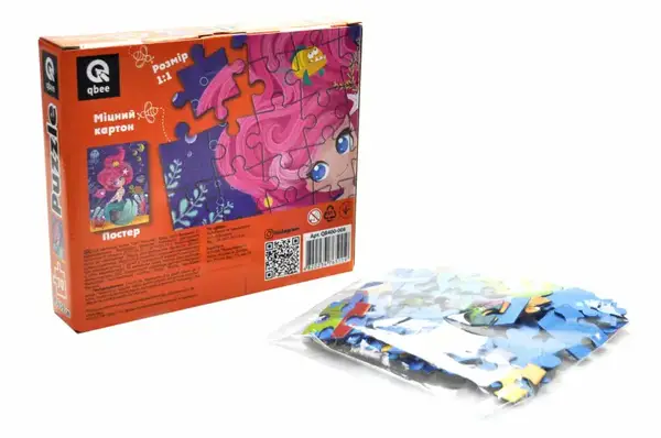 Пазли - 70 елм. - QB400-008 "Світ Русалки" qbee купити недорого в Україні, фото 2