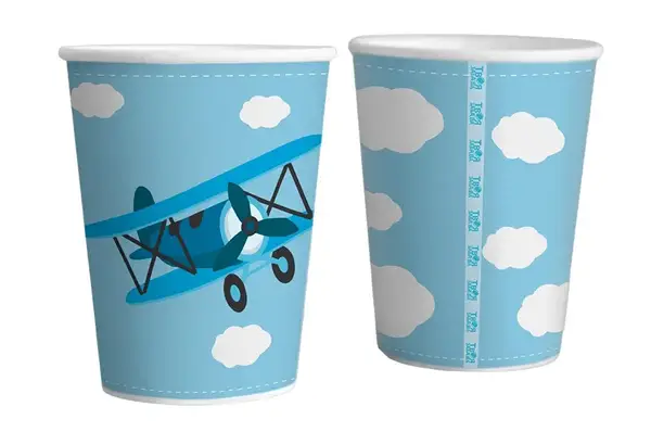 Паперові стаканчики Твоя Забава "Літачок" 10шт/уп. (250мл.) купити