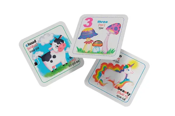 Розумні картки. English ABC. 30 карток 10х10см Кристал Бук купити недорого в Україні, фото 2