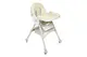 Стільчик для годування Kidoro One (ST-6540) Beige, з екошкіри на колесах, у коробці р.52x25x43 см купити недорого в Україні, фото 69462