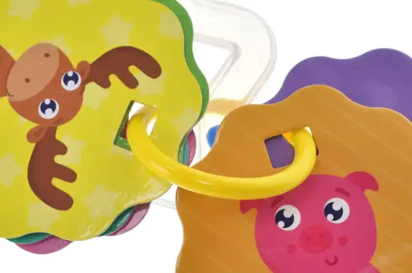 Картки на кільці з брязкальцем "Тварини ферми та лісу" VT2000-30 VladiToys купити недорого в Україні, фото 3