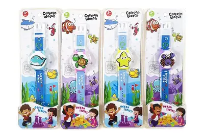 Дитячий наручний годинник, DA9019B, 4 види, на планшетці 28*11*2,5 см купити