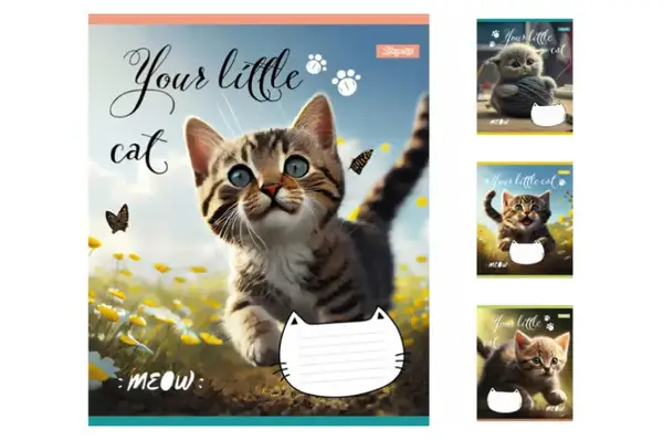 Зошит 24 аркушів лінійка в асортименті 1 Вересня купити