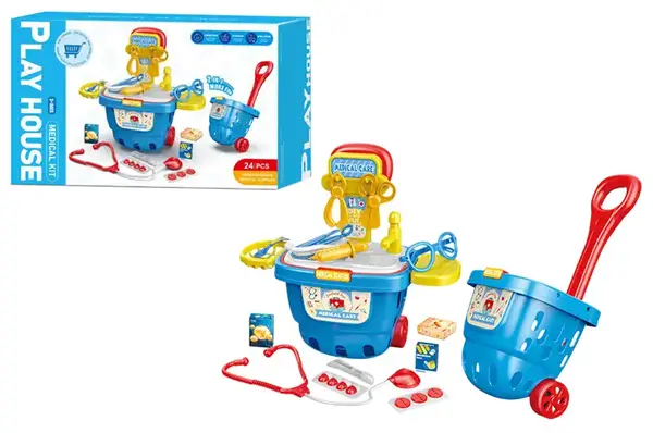Лікарський набір 9237 у візку р.31,5x17,5x19,5 см YG Toys купити