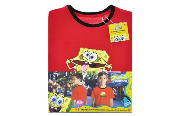 Футболка бавовняна QB-SB-001-01-146-152 SpongeBob Junior 146-152 qbee купити недорого в Україні, фото 5