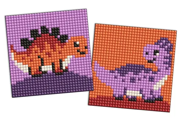 Набір з алмазною мозаїкою 9x9 см AMS1130 "Юрський період. Динозавр 1" на самоклеючій основі Ideyka купити