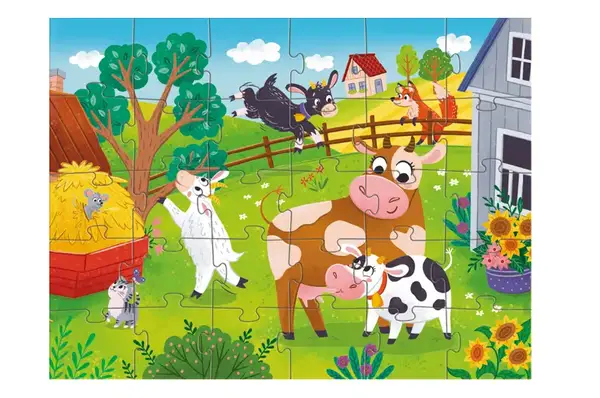 Пазли - 30 елм. - 300683 "Корови і козенята" DoDo купити недорого в Україні, фото 5