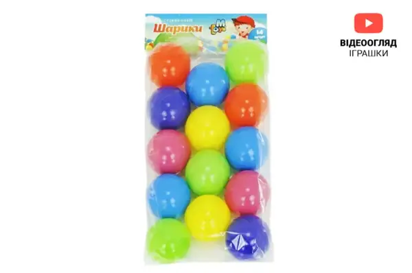 Набір кульок 60мм 14шт в кульку 16028 Mtoys купити