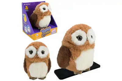 М'яка інтерактивна іграшка C14101 сова у коробці 17x14x19 см купити