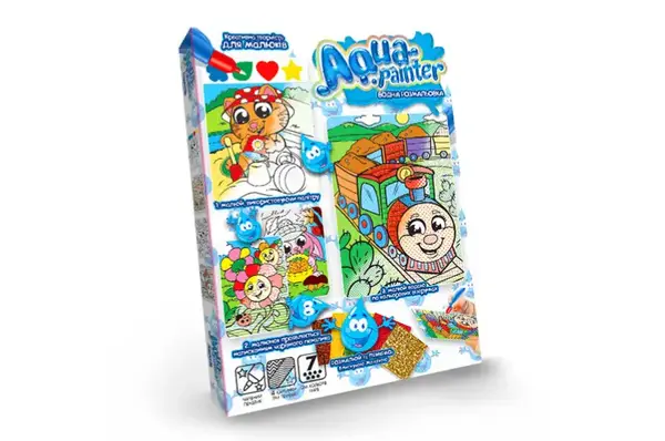 Набір для творчості AQP-01-01U,02U,03U...09U "AQUA PAINTER" DANKO купити недорого в Україні, фото 8