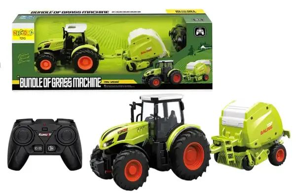 Трактор з причіпом на радіокеруванні, акумулятор, в коробці 6650 р.45*14*16,5см купити