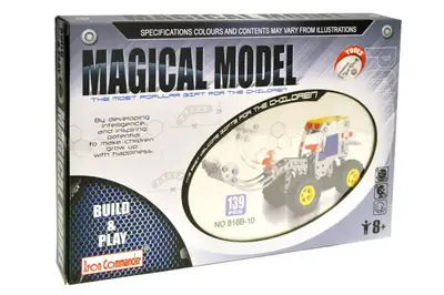 Конструктор металевий "Трактор" 139дет. 816B-10 р.34,5*24*4,5см. купити