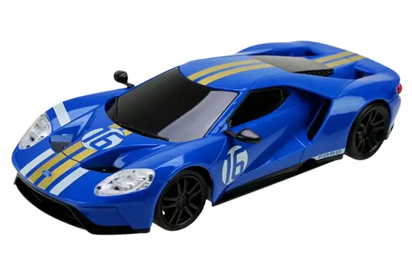 Машина на радіокеруванні PM2413 BLUE "POWERMOTORS",1:24 FORD GT HERITAGE EDITION,синього кольору,з акумулятором,зі світлом у коробці р.26,5x14x10,5см купити недорого в Україні, фото 4