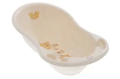 Ванночка зі зливом 102 см MS-005ODPLYW-119 "LUX Ведмедики" бежева TEGA купити