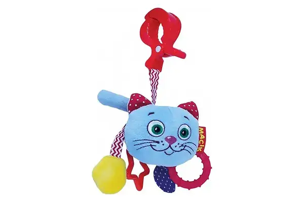 Брязкальце підвіска MC110305-01 "Котик" м'яке Масік купити