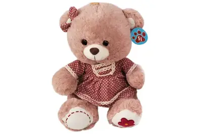 Ведмедик 2764B/33 в платті коричневий р.33 см купити