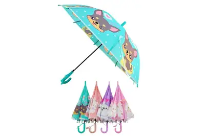 Парасолька BT-CU-0056 кольорова 4в.EVA 49*66см зі свистком купити