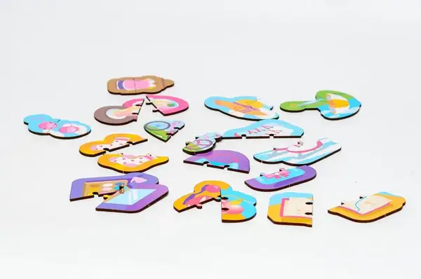 Пазл магнітний Puz-22931 "Предмети", дерев'яний PuzzleOk купити недорого в Україні, фото 2