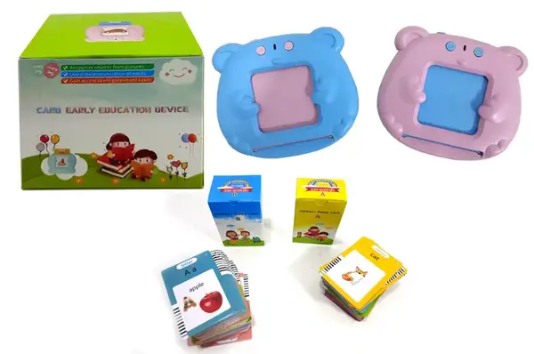 Кишенькова абетка Монтессорі "Ведмедик" 255 карточок в коробці 1300 р.11,5*9,5*9см купити