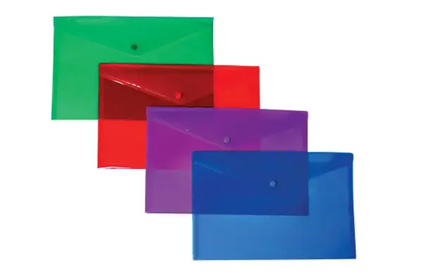 Папка-конверт Economix А4 на кнопку E31301 купити