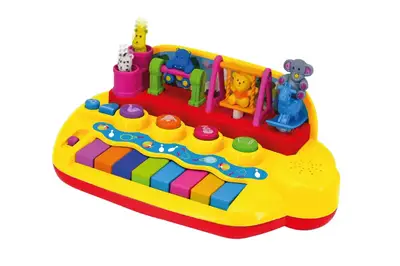 Піаніно ЗВІРЯТА НА ГОЙДАЛЦІ 063412 KIDDI SMART (українська мова) купити