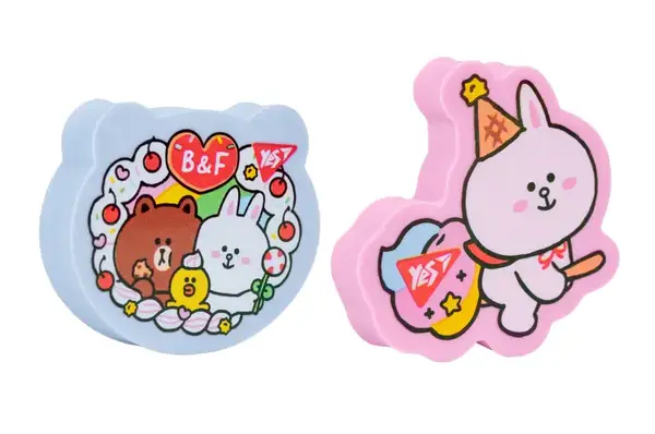 Гумка фігурна YES "Line Friends" 2 дизайна мікс 560602 купити недорого в Україні, фото 3
