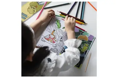 Набір для творчості 300490 "Домашні тварини" 2в1 розмальовки та гравюри DoDo купити