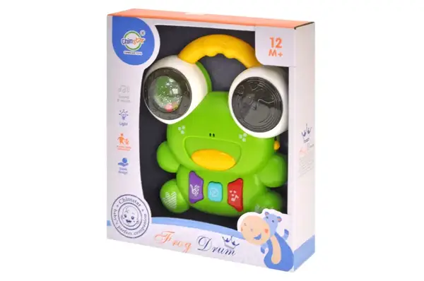 Іграшка музична 503-11 "Жабка" в коробці р.16,3x4,5x18,5 см YG Toys купити