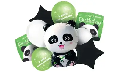 Набір з 9 повітряних кульок "Пандочка" 03244 ТМ "Твоя Забава" купити