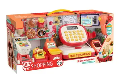 Касовий апарат з чеком 997-26 з набором батарейка, музика, світло кор.43*15*21,5 см купити