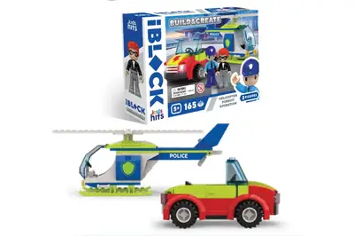 Конструктор IBLOCK JUNIOR KH41/003/1 165 деталей Helicopter Pursuit Operation коробка р. 24x16x6 см Kids hits Конструктор IBLOCK JUNIOR KH41/003/1 165 деталей Helicopter Pursuit Operation коробка р. 24x16x6 см Kids hits купити