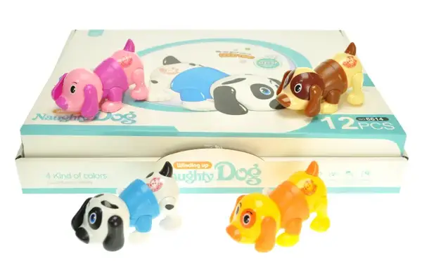 Іграшка заводна 6614 "Собачка" в дисплеї 12 шт. р.37x28x7,5 см YG Toys купити